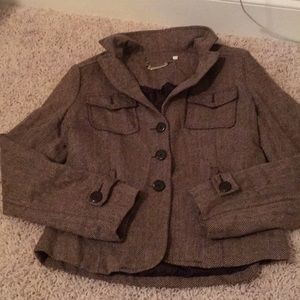 Brown tweed jacket